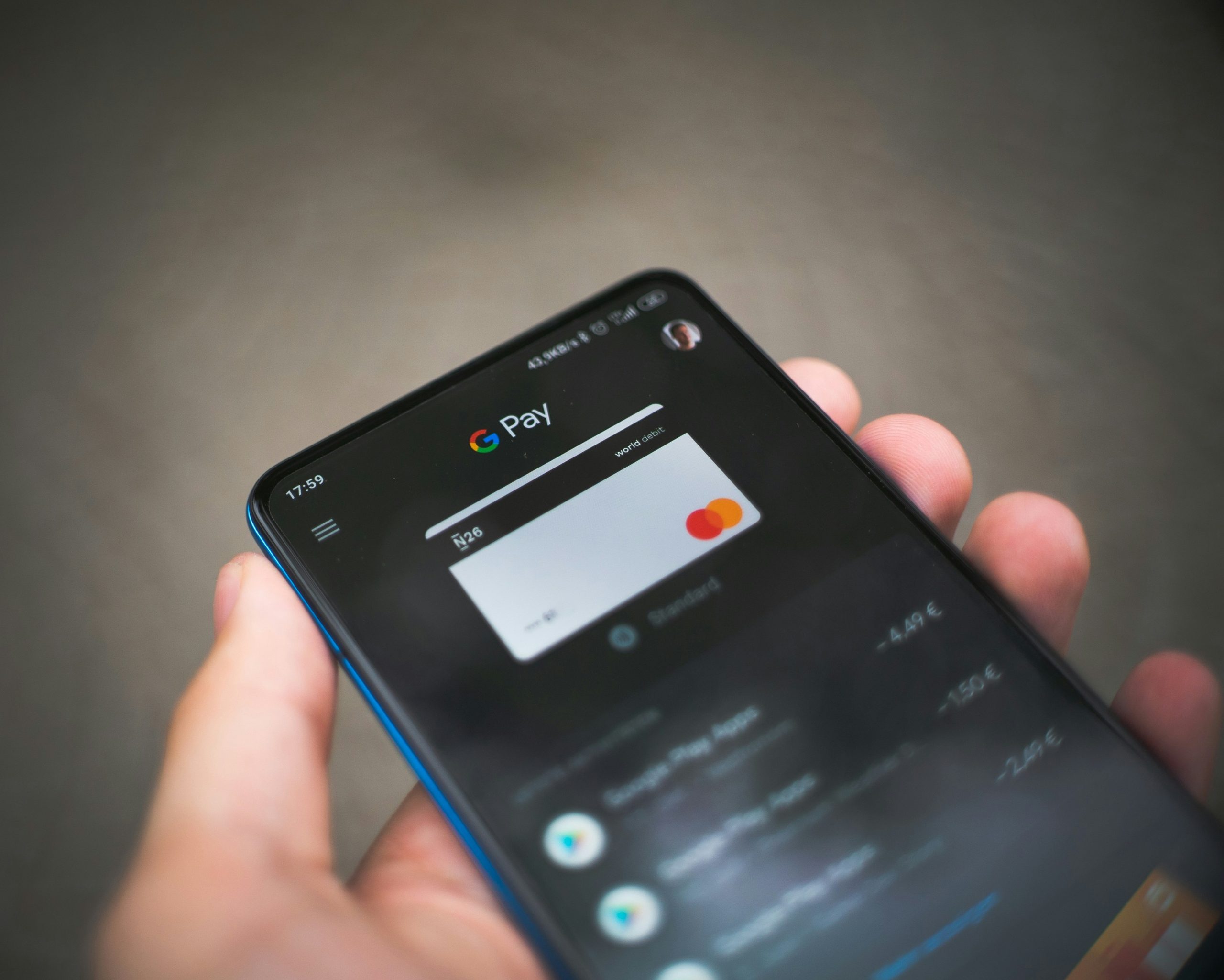 google pay card