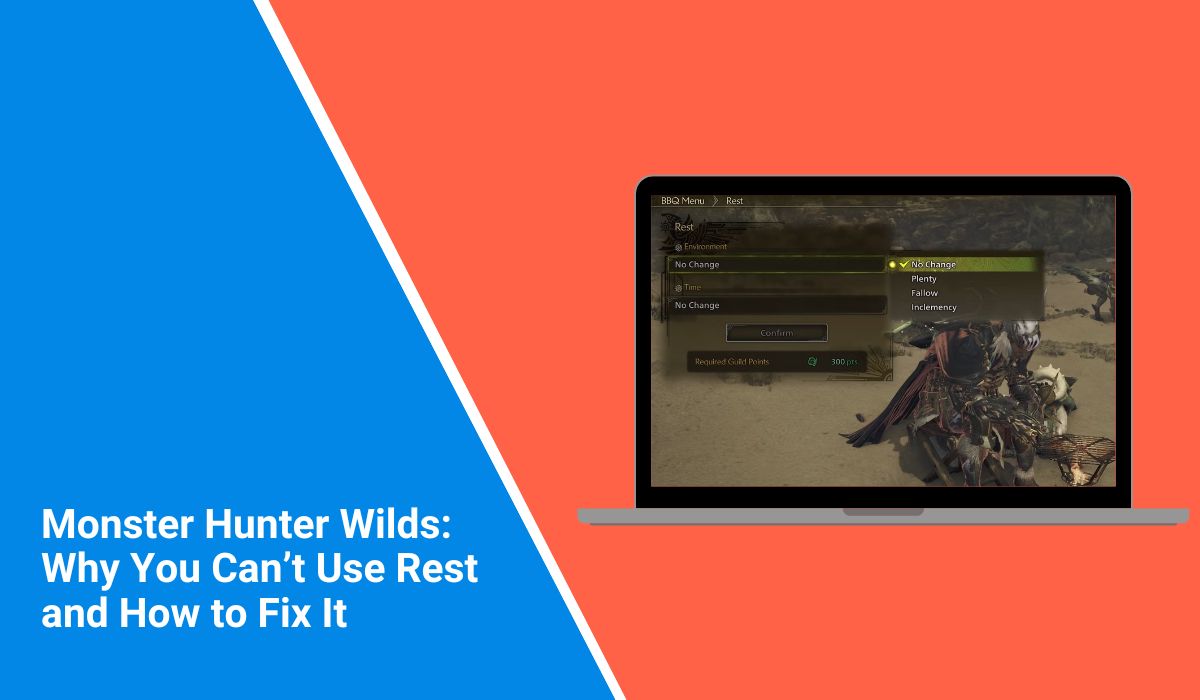 Monster Hunter Wilds: Why You Can’t Use Rest and How to Fix It