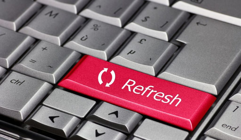 Refresh the Page and Retry the Search