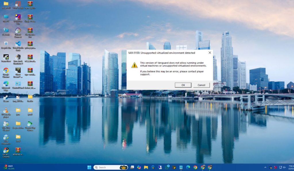 What Is VAN 9100 Error in Valorant