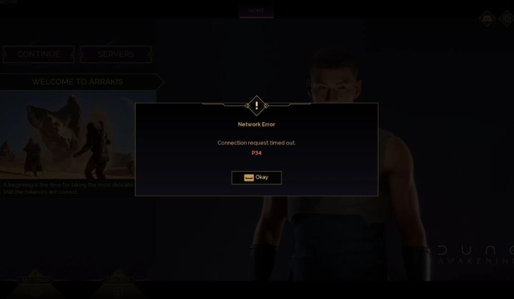 What Is the P34 Error in Dune Awakening