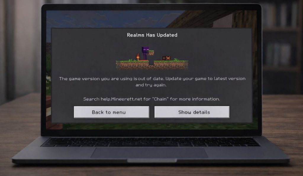 What Does the “Chain” Error Message Mean in Minecraft?