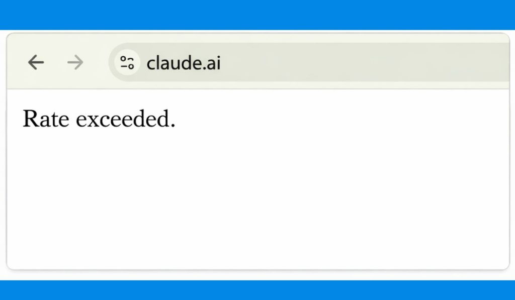 What Does “Rate Exceeded” Mean on Claude.ai?