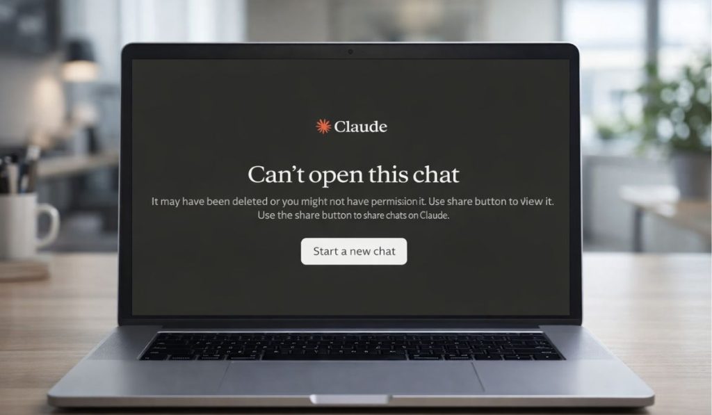What Is “Claude Can’t Open This Chat” Error