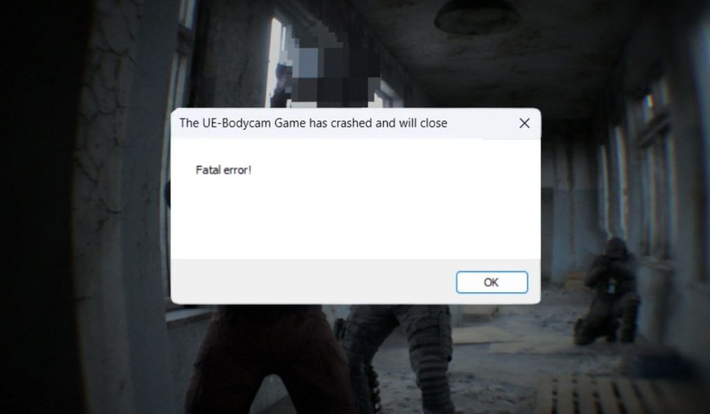 What Does “The UE Bodycam Game Has Crashed” Mean