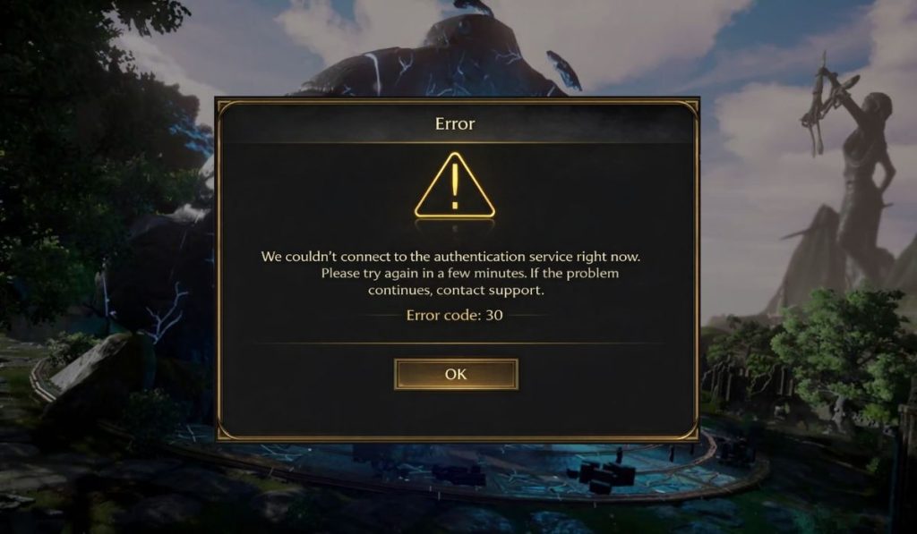 What Is Ashes of Creation Error Code 37