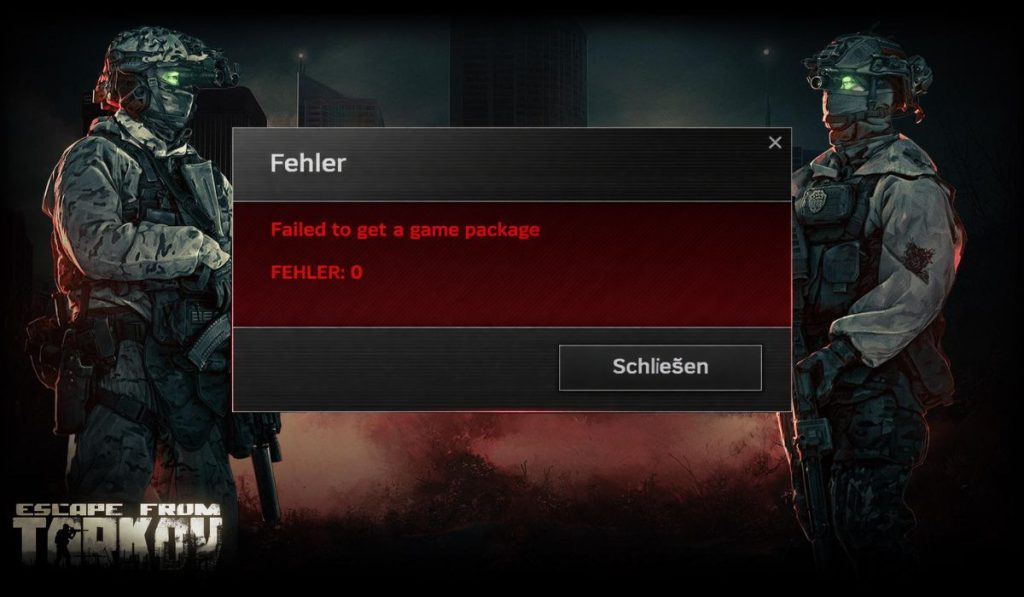 What Is Tarkov Failed to Get a Game Package Error 0