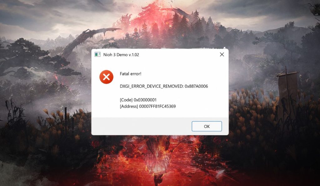 What Does Nioh 3 Fatal Error Mean